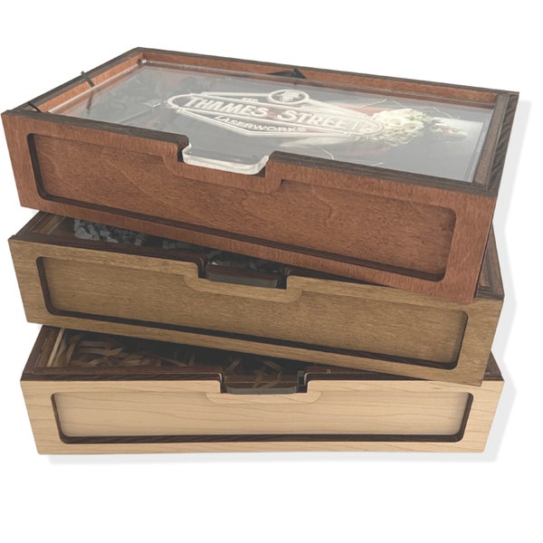 4"x6" Wood Photo Box | and USB Drive Holder (15x10 cm photo packaging) Wedding Photo Presentation Box