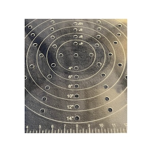 Cake Dowel Guide Bundle: Round & Square Tiered Cakes (4&quot; to 14&quot;)