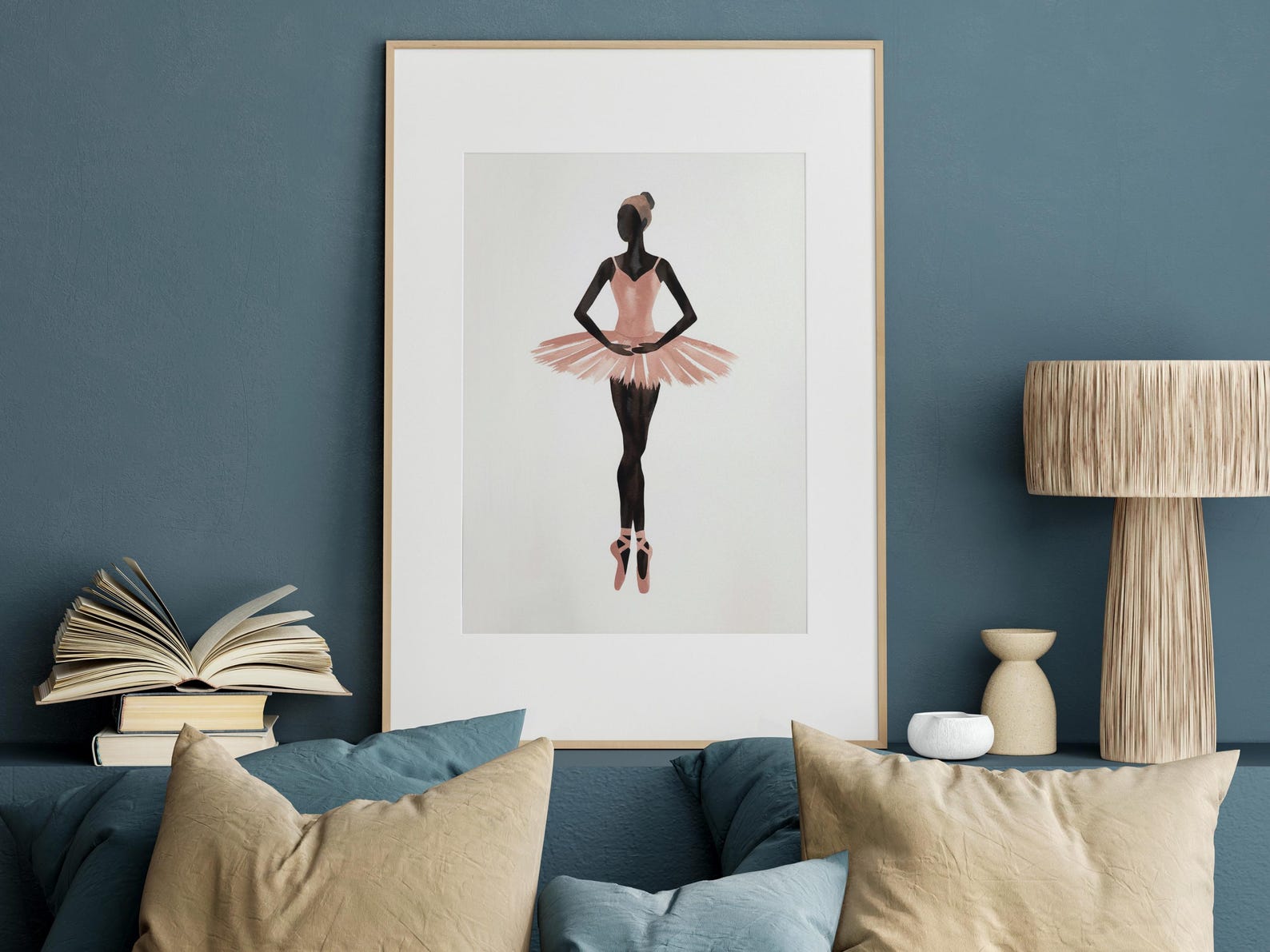 Black Ballerina Wall Art, Black Ballerina Print, Black Ballet Wall Art ...