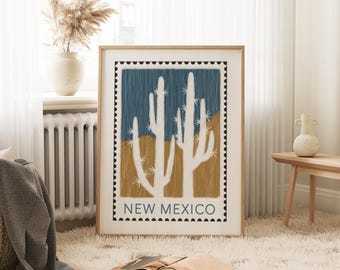 Stampe murali del New Mexico, stampe dello stato del New Mexico, stampe murali del New Mexico, stampe d'ufficio del New Mexico, stile del New Mexico