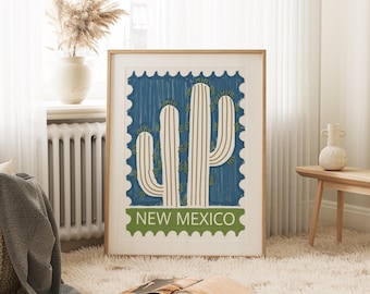 Stampe murali del New Mexico, stampe dello stato del New Mexico, stampe murali del New Mexico, stampe d'ufficio del New Mexico, stile del New Mexico