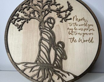 Mothers Day Sign, Wood Sign, Mothers Day gift, Grandma Gift, Gifts for grandma, gifts for mom, our family tree