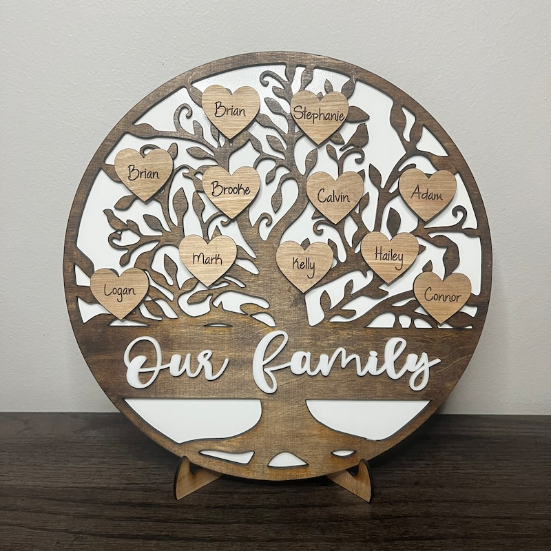 Rustic Family Tree Sign Family Tree Sign - Etsy