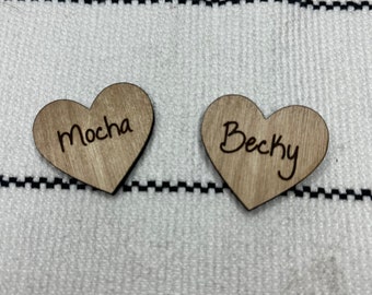 Gravierte Holzherzen, Herzen für Stammbaum, zusätzliche Herzen, Laser gravierte Herzen, Hochzeitsgeschenke, Laser geschnittene Herzen