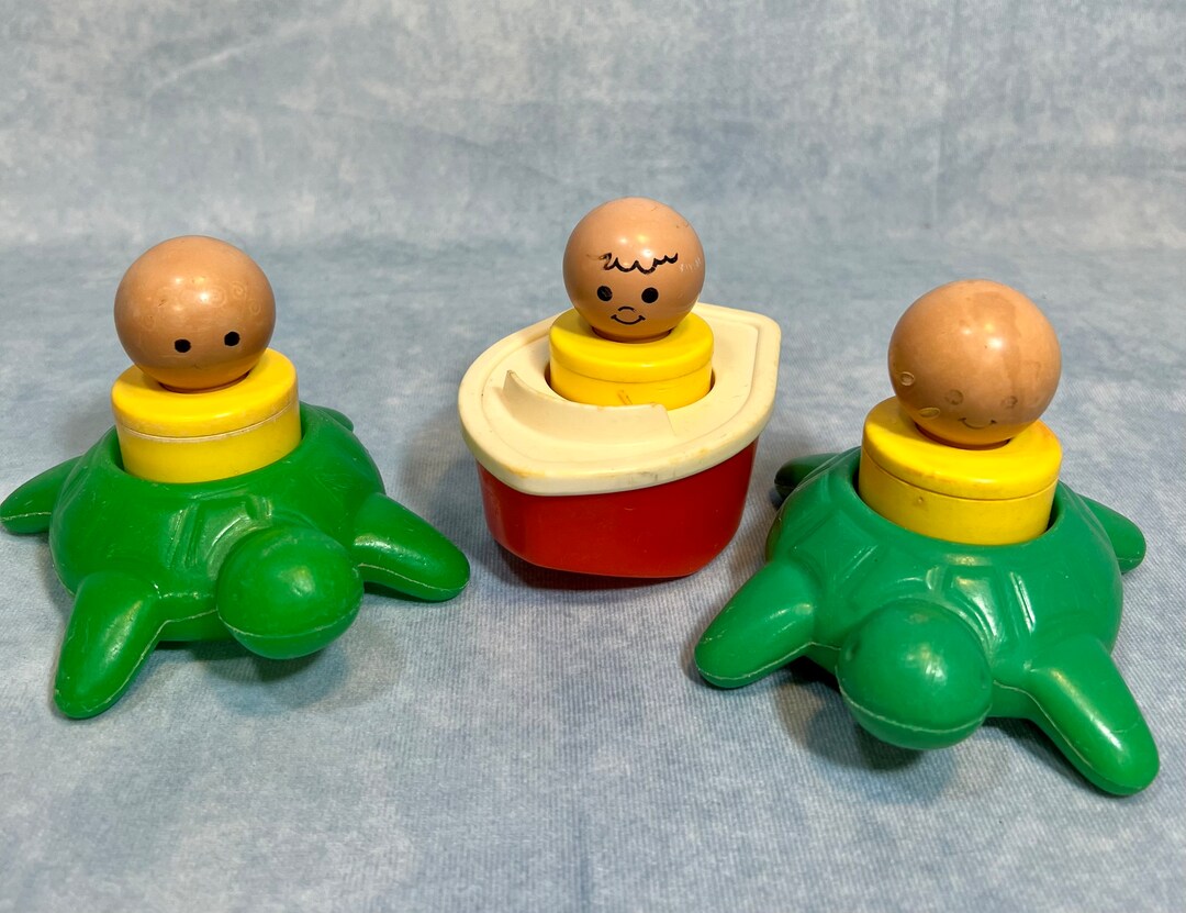 Vintage 1978 Fisherprice Bath Toys Etsy