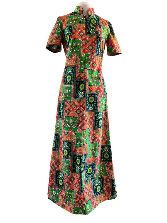 Vintage 60s-70s Maxi Dress - image 1