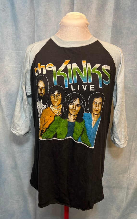 vintage kinks tour shirt - Gem