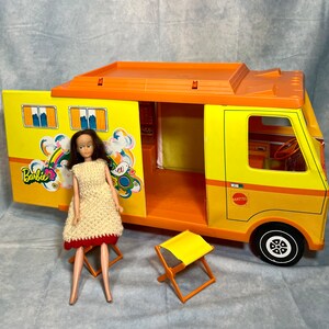 Barbie Camper Maps Doll Orange