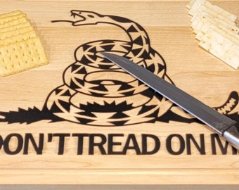 Dont Tread On Me Charcuterie Board