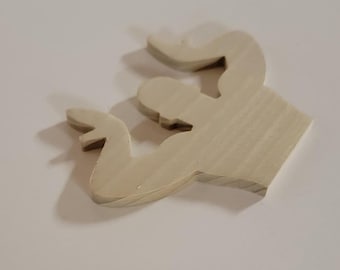 Hooks - Omega Psi Phi - Wood Cutout (Large)
