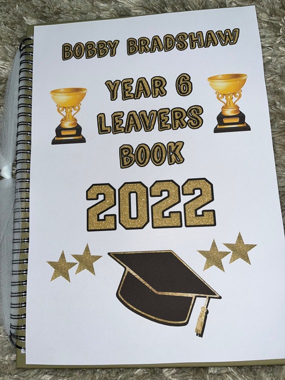 School Leavers Signing Book Year 6 or 11 Personalised With Etsy