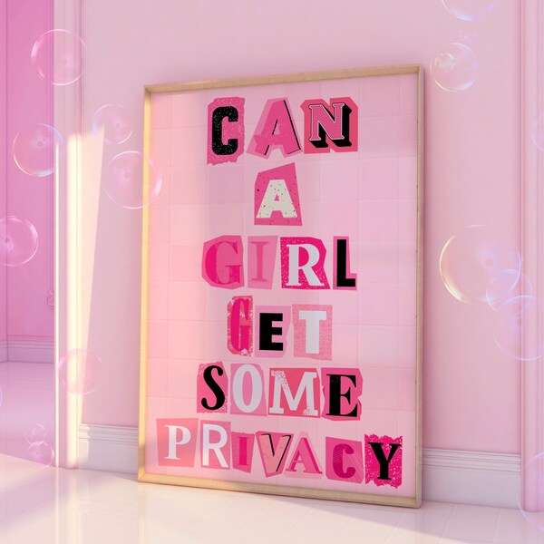 Teen Bathroom Art - Etsy