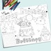 Happy Birthday Colorful Birthday Cake Placemat