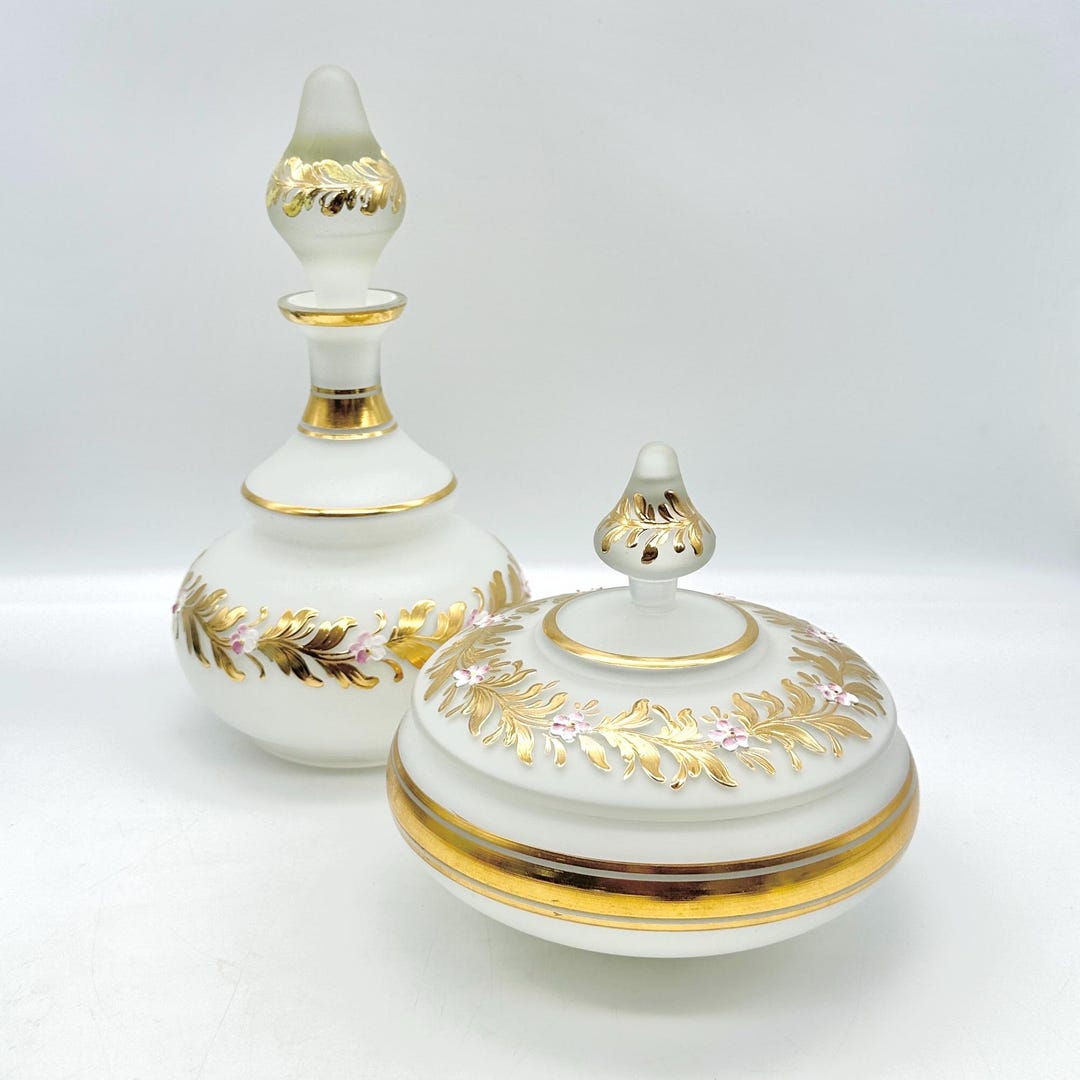 Vintage I.W. Rice & Co Irice W. Germany Dresser Cologne Bottle and ...