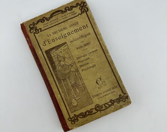 La Deuxieme Annee dEnseignement Scientifique, The Second Year of Teaching, Scientific, Paul Bert, 1908