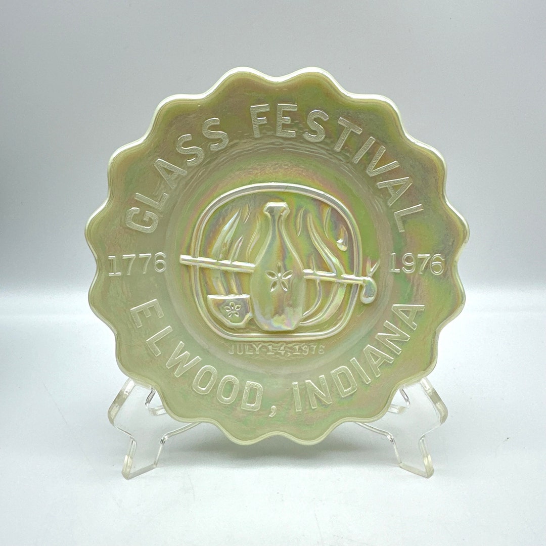 Joe St. Clair Glass Festival 200year Commemerative Carnival Glass