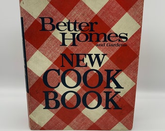 Better Homes and Gardens New Cook Book, Binder Ring Bound, Tab Indexed, Washable Cover, Meredith Press, Second Printing, 1969