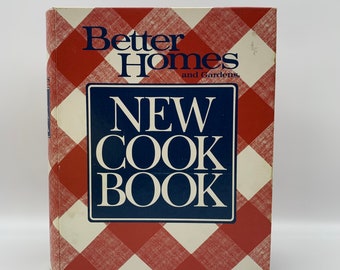 Better Homes and Gardens New Cook Book, Binder Ring Bound, Tab Indexed, Washable Cover, Meredith Press, Second Printing, 1989