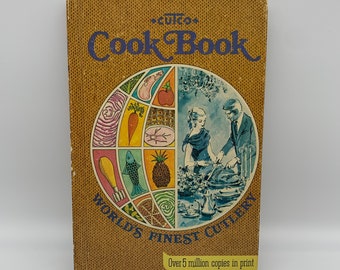 Cutco Cook Book, World's Finest Cutlery, Copyright 1972, Hardcover, Wear-Ever Aluminum, Author Margaret Mitchell