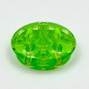 Uranium Flower Frog, 3 1/4” round, 11 holes