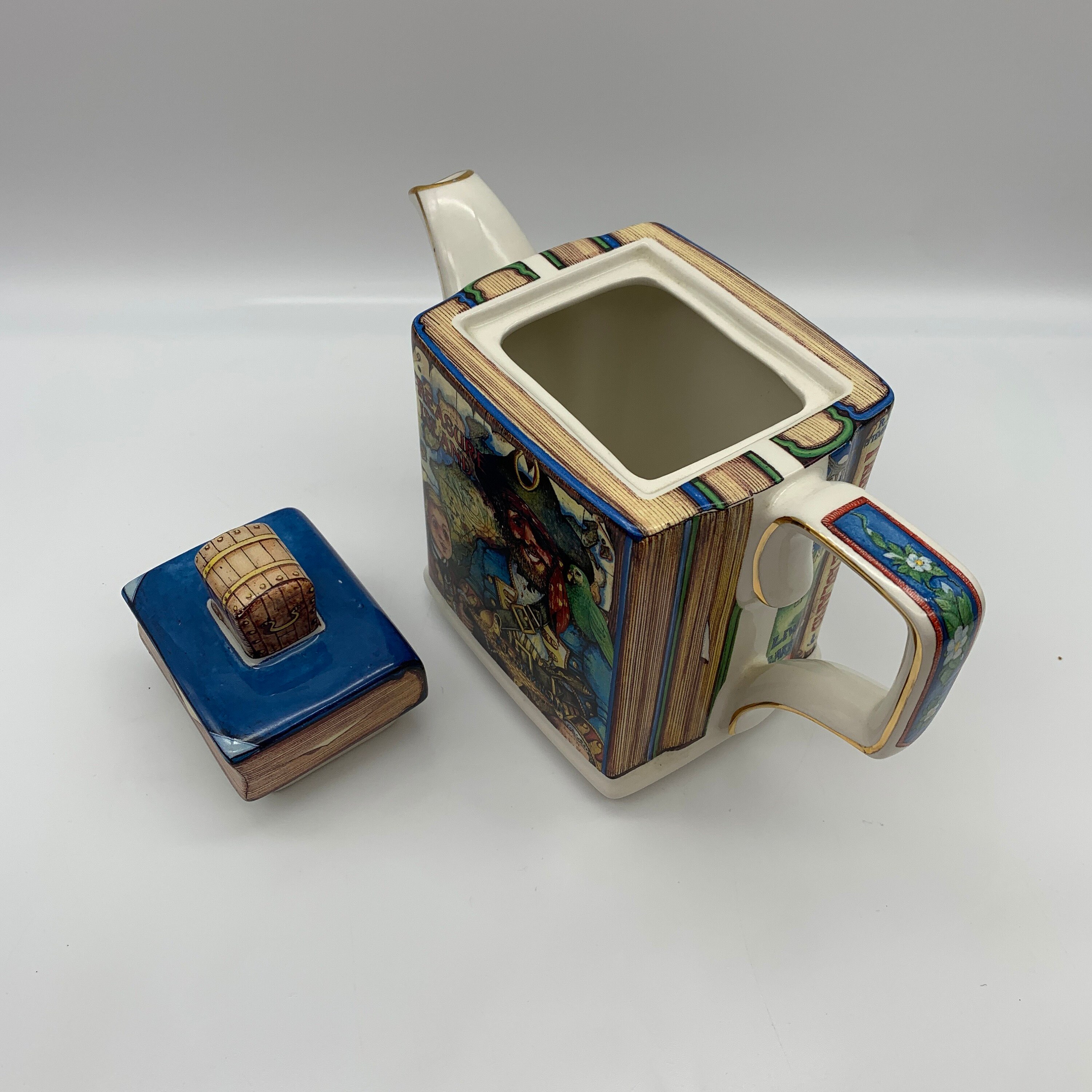 Sadler Classic Stories Teapot, Treasure Island, Made in England Etsy