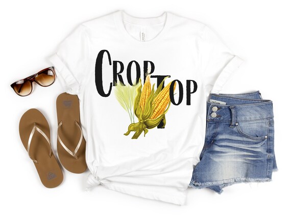 Crop Top Shirt Farm Shirt Farm Life 