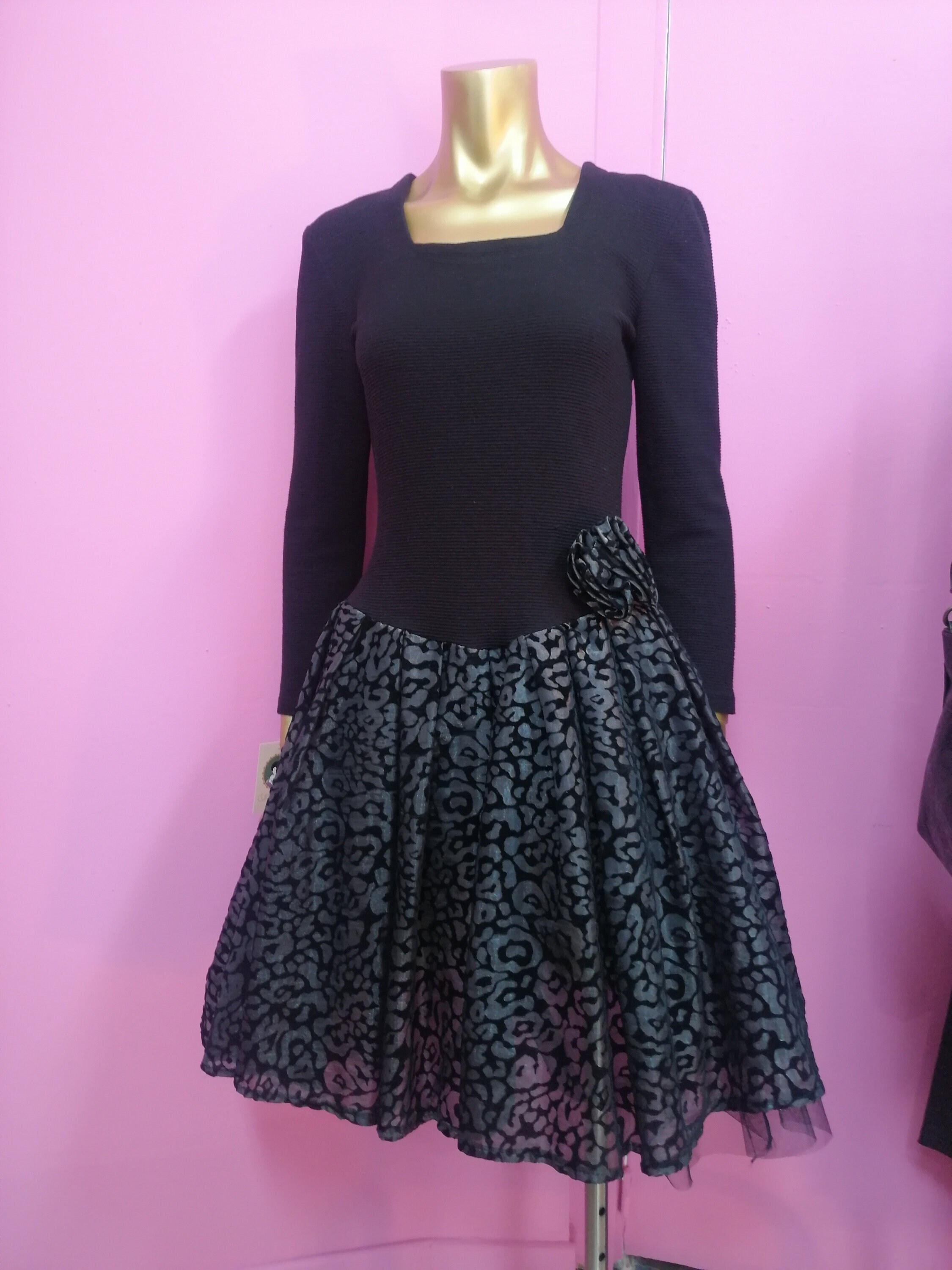 Años 80 vestido de fiesta - Etsy España Años 80 vestido de fiesta - Etsy España