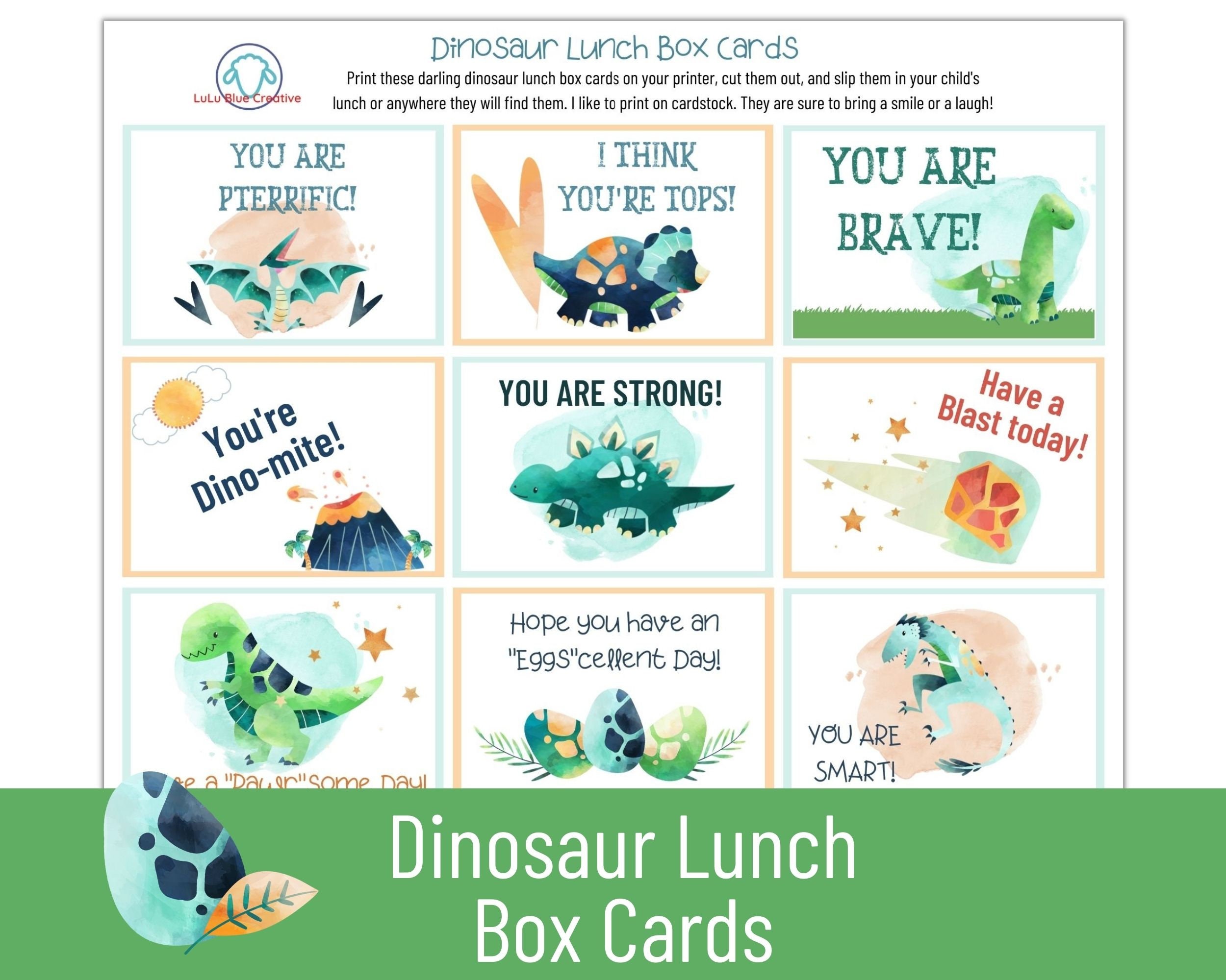 How to Make a Dinosaur Themed Lunchbox