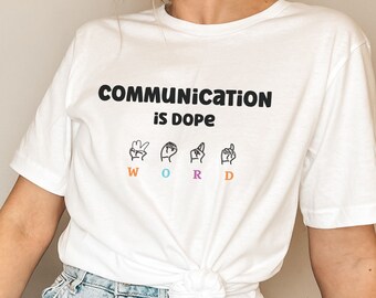Sign Language Shirt | Speech Language Pathologist | ASL Shirt | Deaf Culture | SLP Gift | Deaf Community | Kindness Shirt