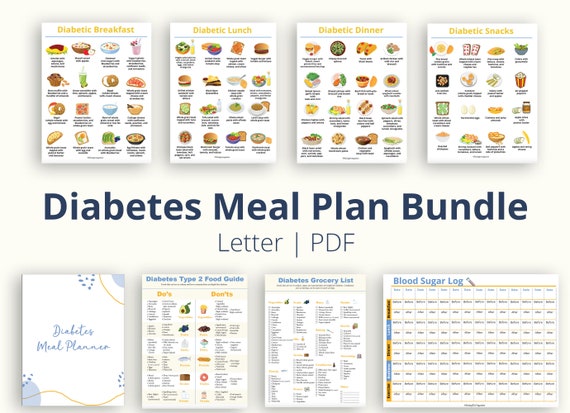 type 1 diabetes food chart