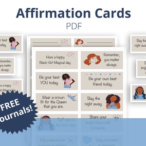 Affirmation Cards | Daily Affirmations | Cards To Inspire Feelings of Empowerment