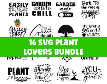 Plant SVG Bundle / Leaves svg / Flower Shirt / Plants Craft / Plant Arts and Crafts