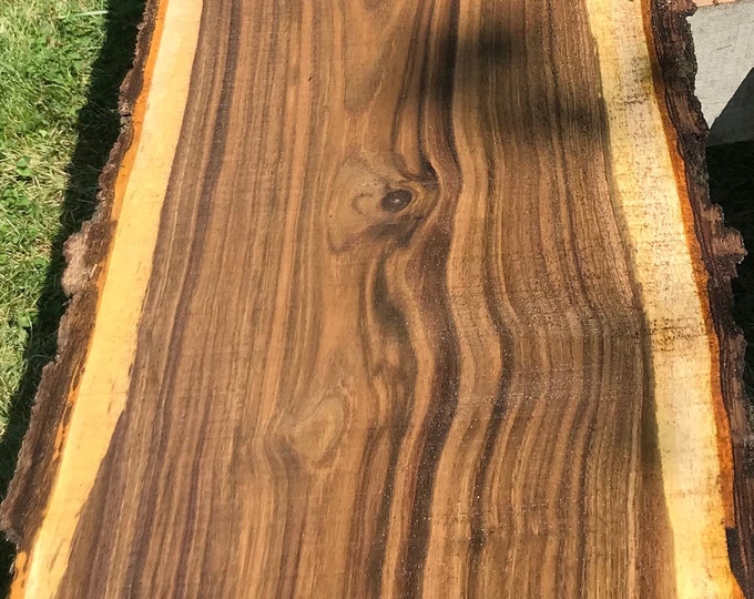 Live Edge Black Walnut Wood Slab – Custom Solid Wood Board