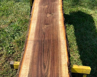 Black Walnut Wood Slab, Rustic Board for Shelves, Cutting Boards
