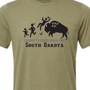 South Dakota Tossin&#39; Tourists Short Sleeved Tee