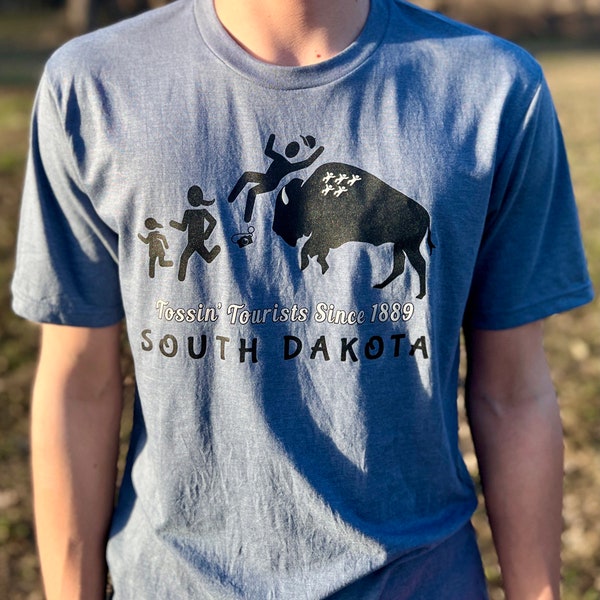 South Dakota Tossin' Tourists Short Sleeved Tee