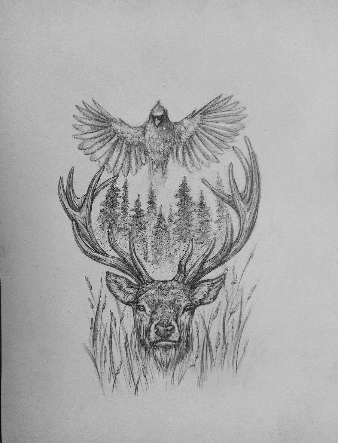 110+ Traditional Deer Tattoo Stock Illustrations, Royalty-Free Vector  Graphics & Clip Art - iStock