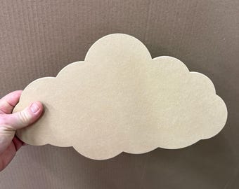 Cloud Shaped MDF Craft/ Decor