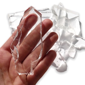 Fake glass / silicone glass (siliglass) / reusable / LATEX FREE / wound injury / sfx makeup / Halloween/ Cosplay / Film and TV