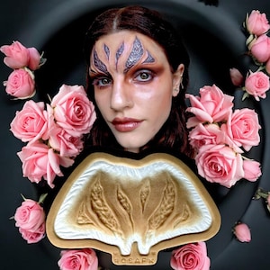 Leaf forehead / alien / sea creature / mermaid / prosthetics / elf / sfx / Halloween / cosplay / film and tv