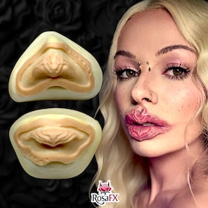 Sirène, prothèses de lèvres en silicone extraterrestres : maquillage SFX en silicone, sans latex, Halloween, cosplay, film