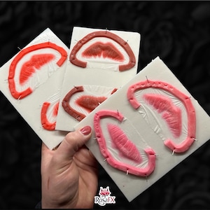 Realistische Silikon Lippenfüller Prothetik: Silikon SFX Make-up, Latexfrei, Halloween, Cosplay, Film