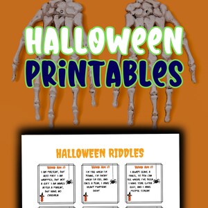 IMPRIMABLE 7 jeux de fête d&#39;Halloween pour les enfants que vous pouvez imprimer à la maison, 7 activités d&#39;Halloween amusantes pour l&#39;école ou les fêtes à la maison