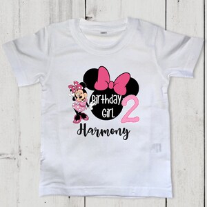 Minnie Mouse Birthday Shirt