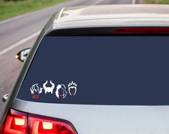 Villains Window Decal
