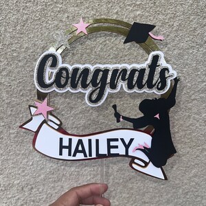 Congrats Grad Cake Topper