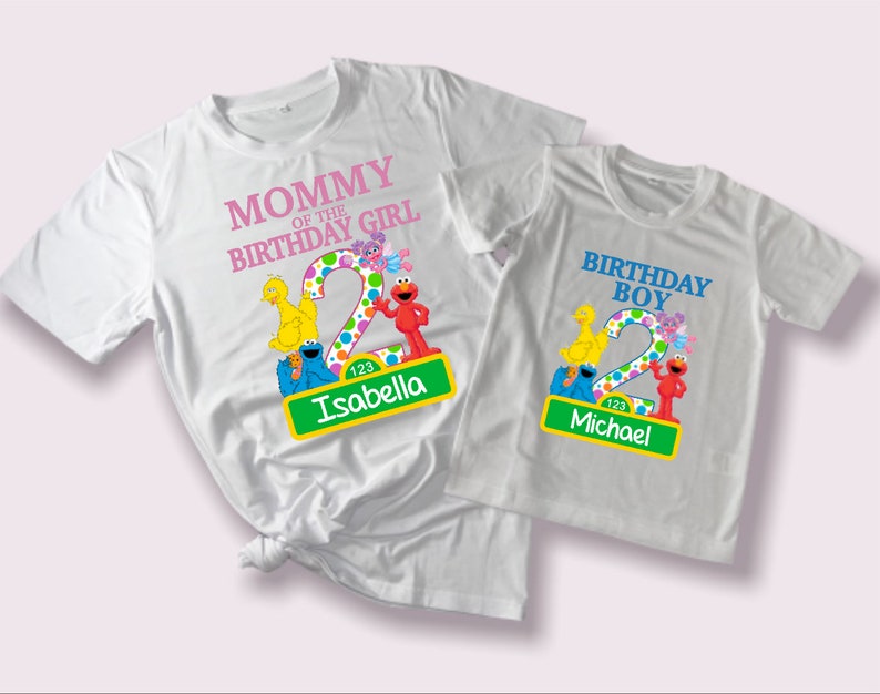Sesame Street Birthday Shirt image 3