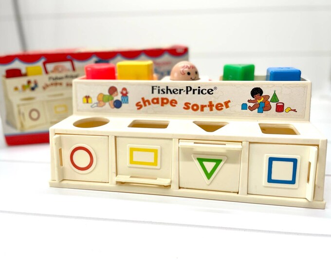 1974 Fisher Price Shape Sorter COMPLETE Etsy