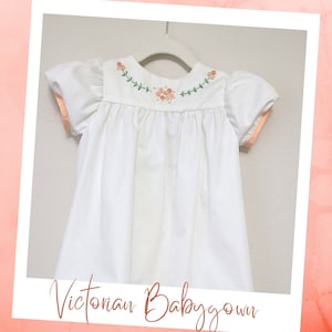 Victorian babygown 1897, Victorian Reproduction PDF Pattern, La Mode Illustrée pattern