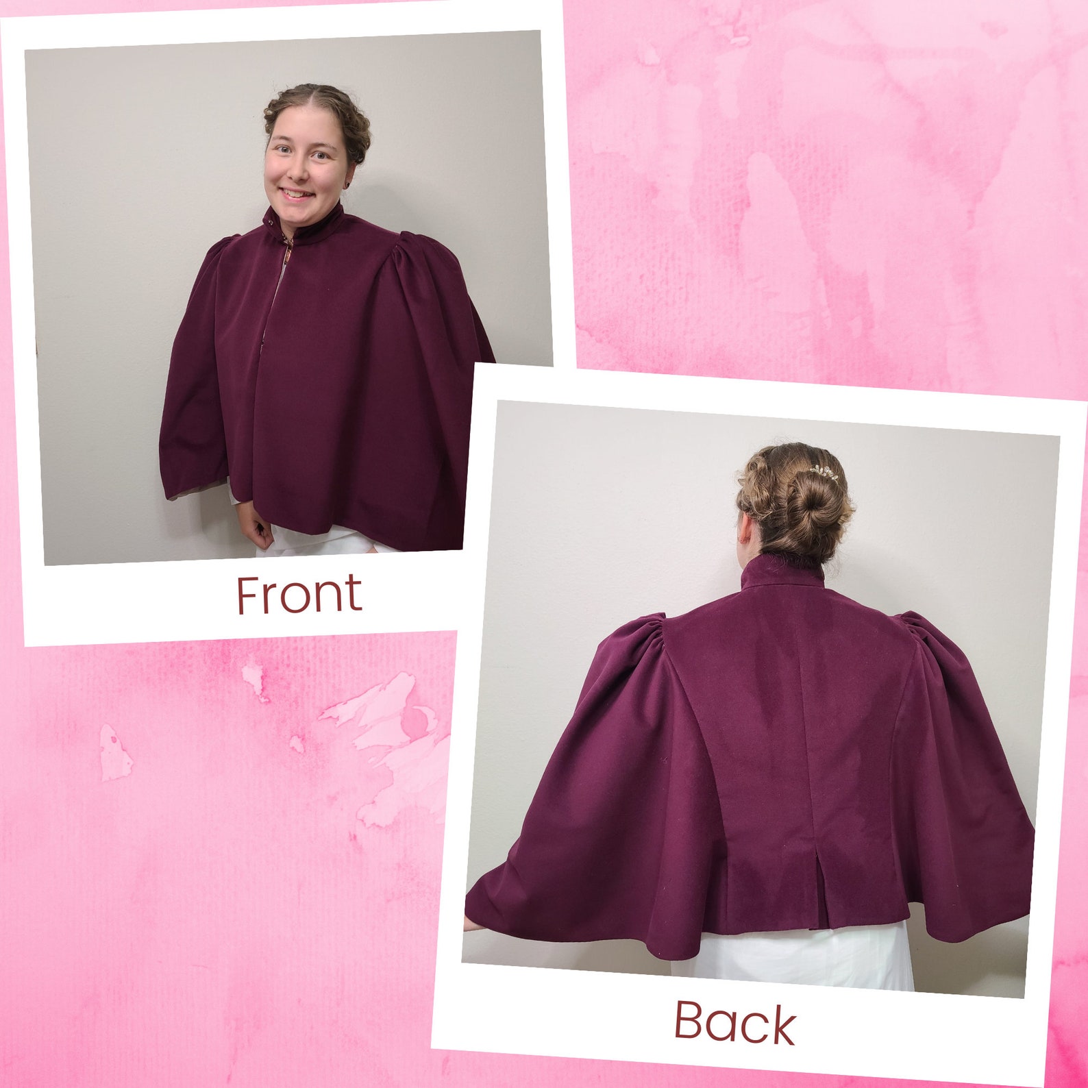 E-pattern Victorian Capelet Sizes XS-XXL Based on Original Victorian ...